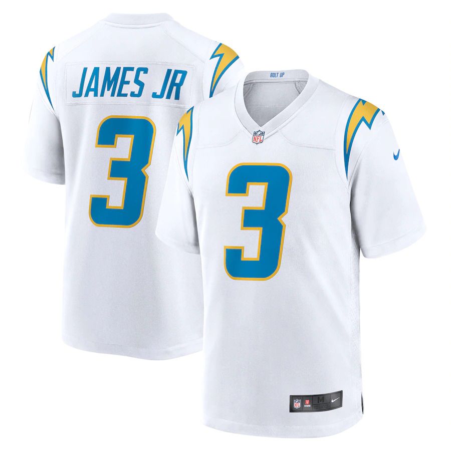 Men Los Angeles Chargers #3 Derwin James Jr. Nike White Game NFL Jersey